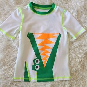 Toddler boy rash guard